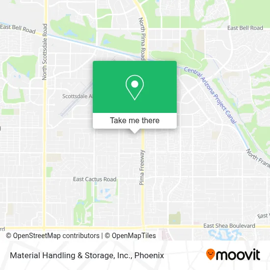 Material Handling & Storage, Inc. map
