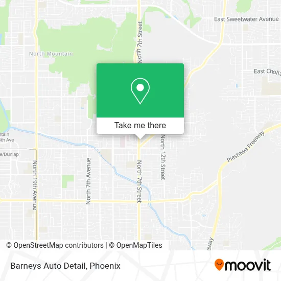 Barneys Auto Detail map