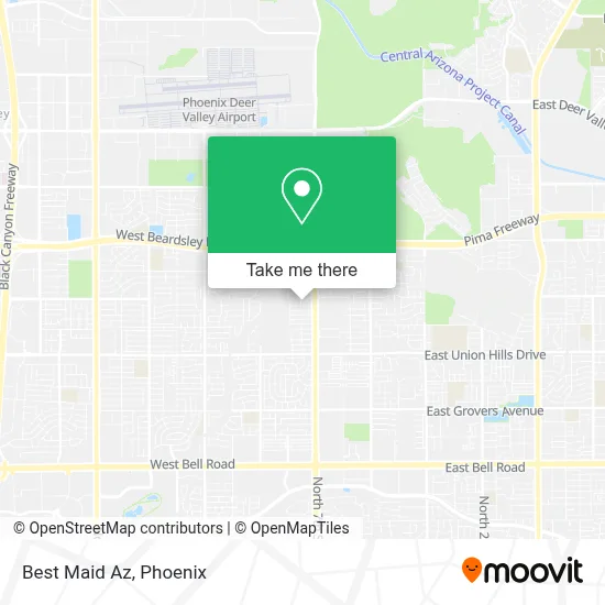 Best Maid Az map