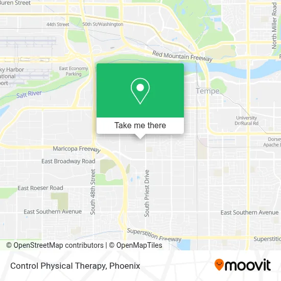 Control Physical Therapy map