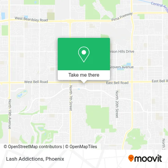 Lash Addictions map