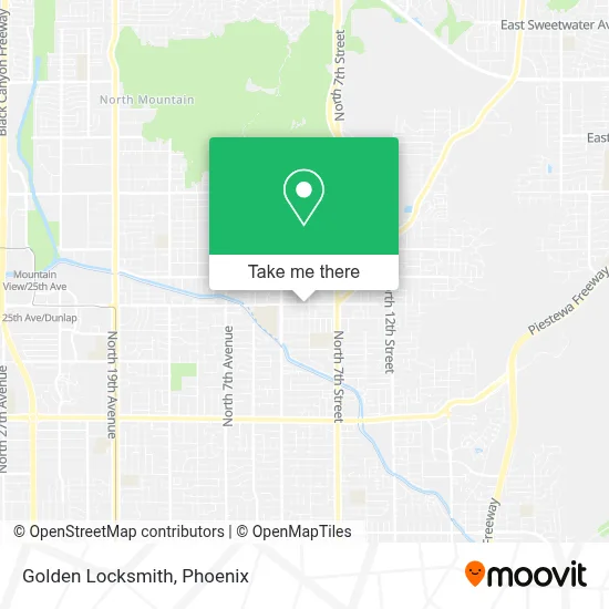 Golden Locksmith map