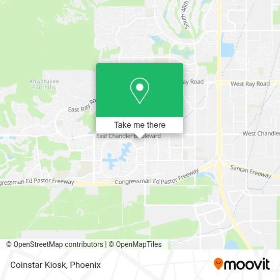 Coinstar Kiosk map