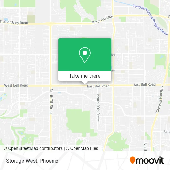 Storage West map