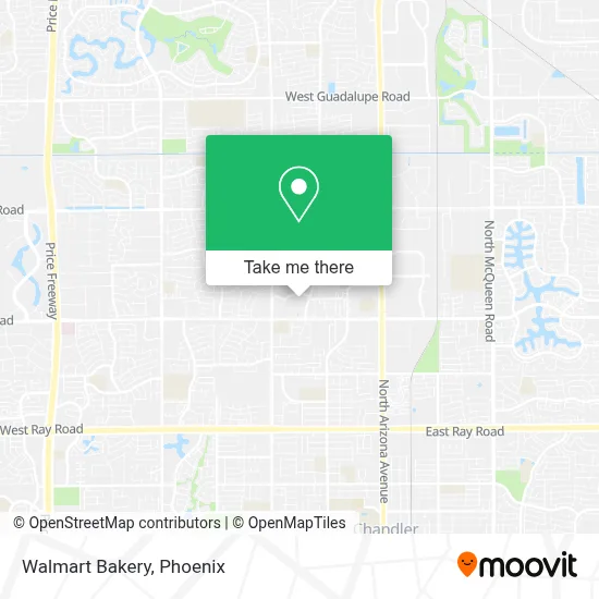 Walmart Bakery map