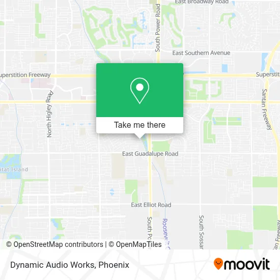 Dynamic Audio Works map