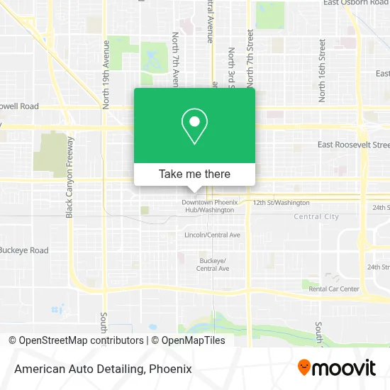 American Auto Detailing map