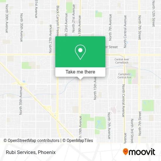 Rubi Services map