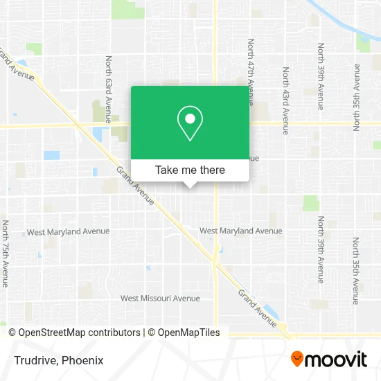 Trudrive map