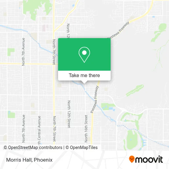 Morris Hall map