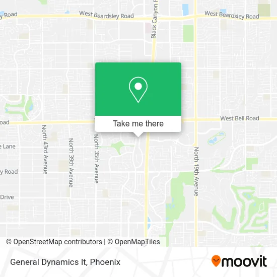 General Dynamics It map