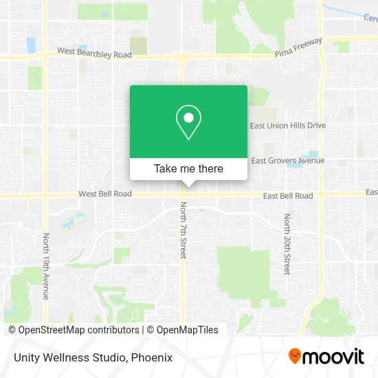 Unity Wellness Studio map