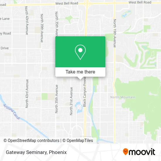 Gateway Seminary map