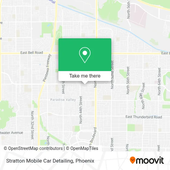 Stratton Mobile Car Detailing map