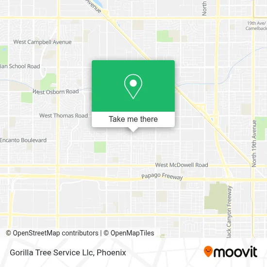 Gorilla Tree Service Llc map