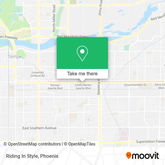 Riding In Style map