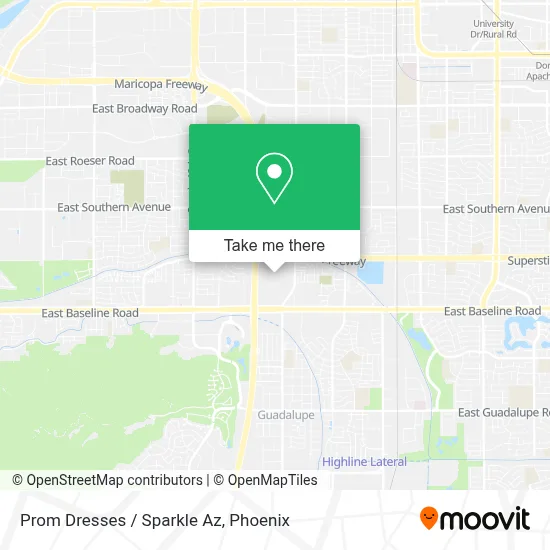 Prom Dresses / Sparkle Az map