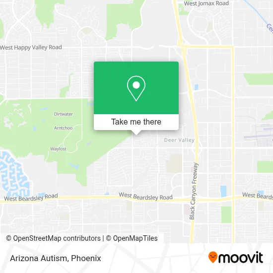 Arizona Autism map