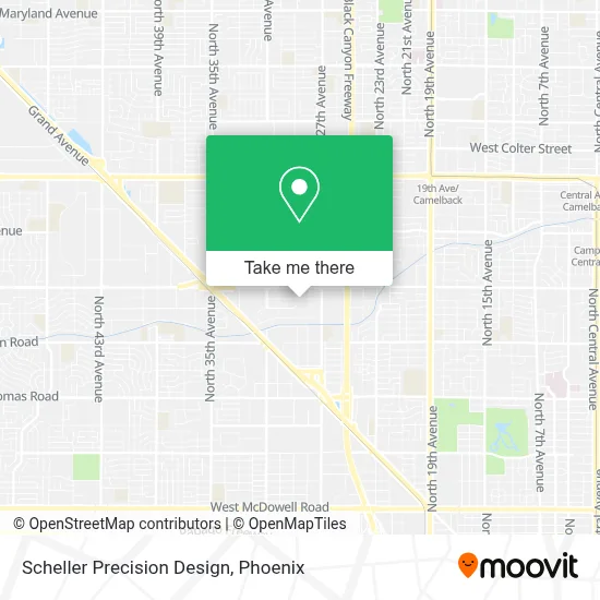 Scheller Precision Design map