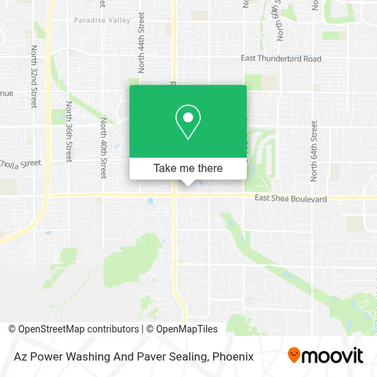 Az Power Washing And Paver Sealing map