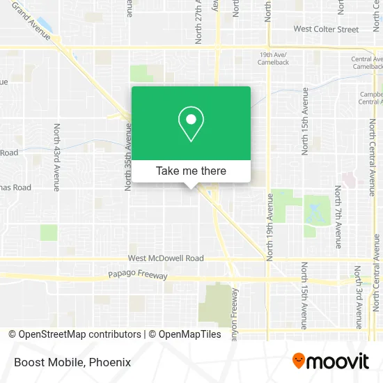 Boost Mobile map