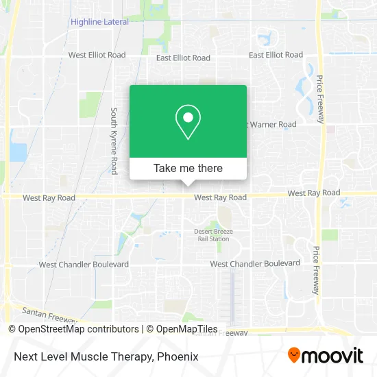 Next Level Muscle Therapy map