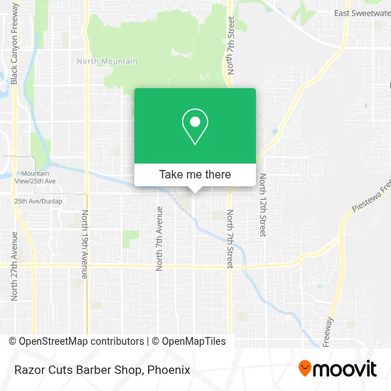 Razor Cuts Barber Shop map