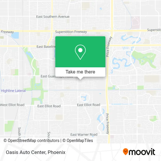 Oasis Auto Center map