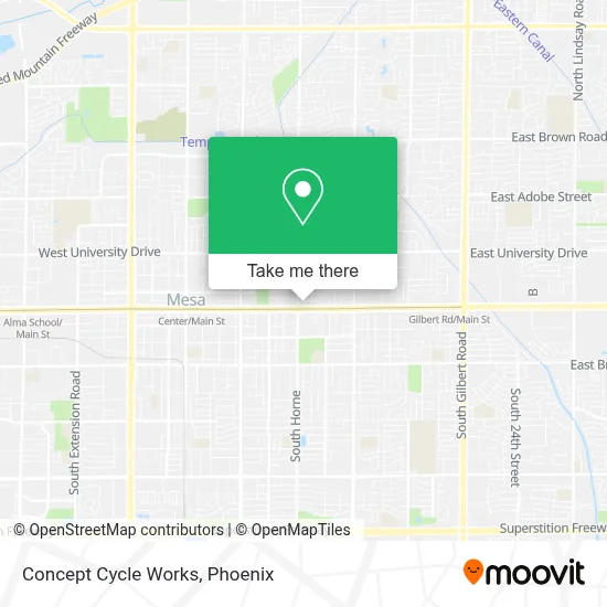 Concept Cycle Works map