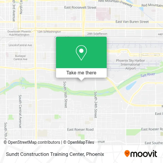 Sundt Construction Training Center map