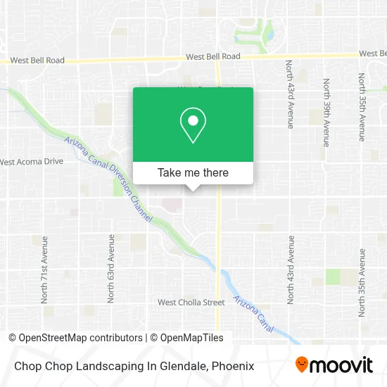 Chop Chop Landscaping In Glendale map