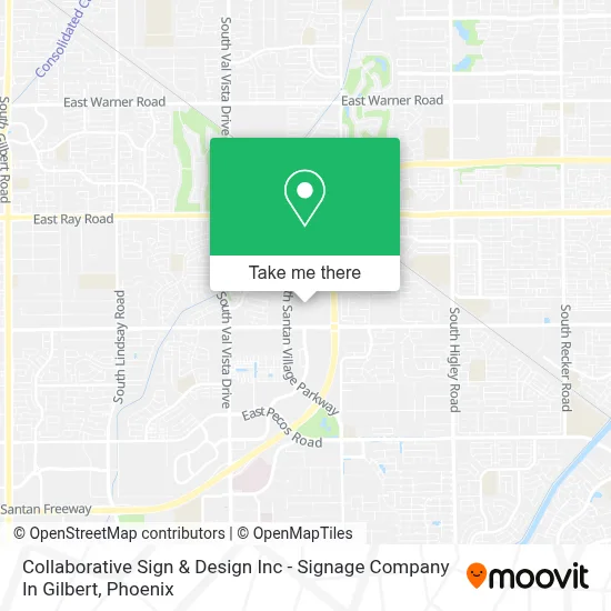 Collaborative Sign & Design Inc - Signage Company In Gilbert map