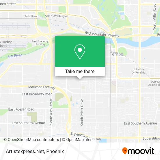 Artistexpress.Net map