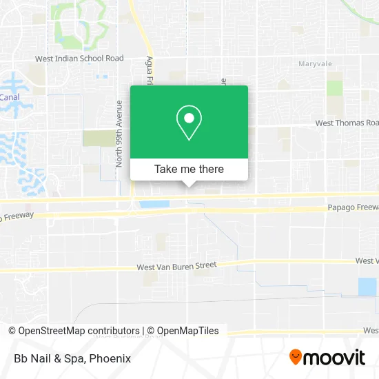 Bb Nail & Spa map