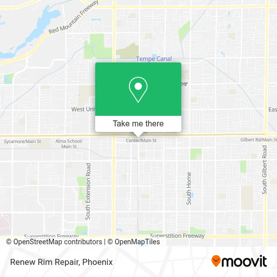 Renew Rim Repair map