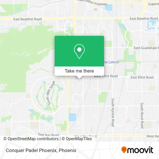 Conquer Padel Phoenix map