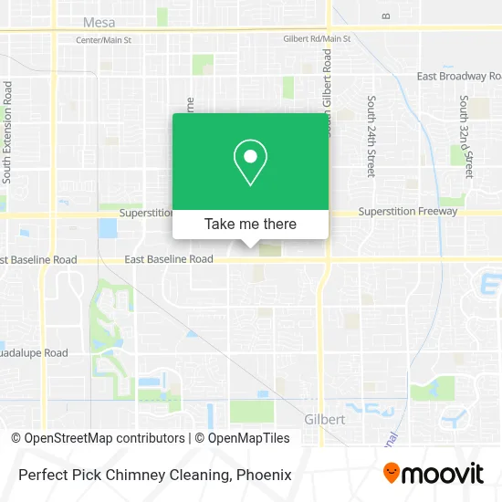 Perfect Pick Chimney Cleaning map