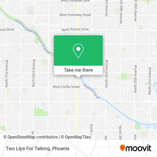 Two Lips For Talking map