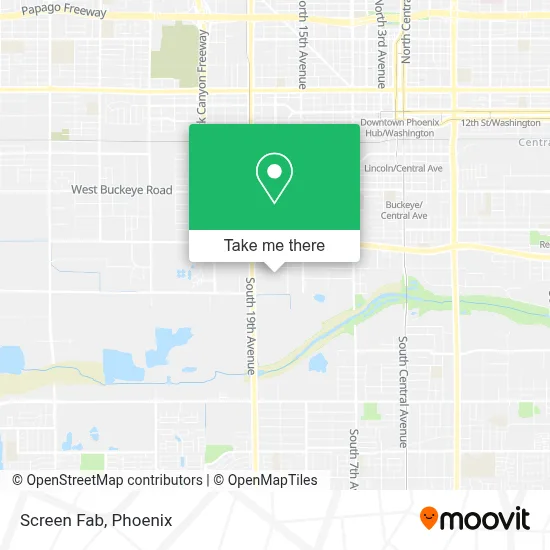 Screen Fab map