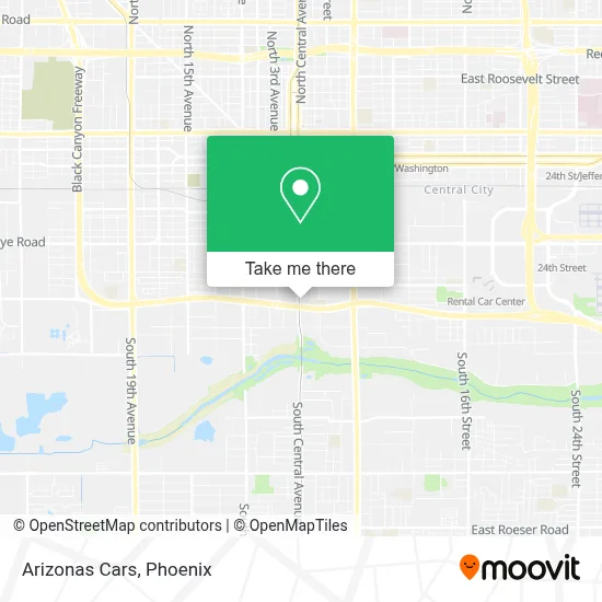 Arizonas Cars map