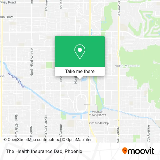The Health Insurance Dad map