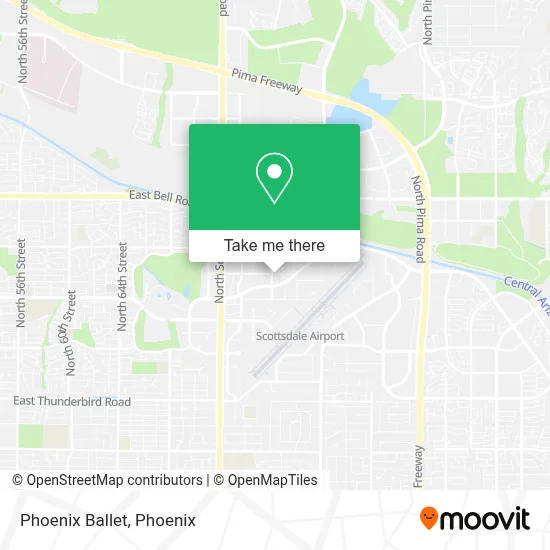 Phoenix Ballet map