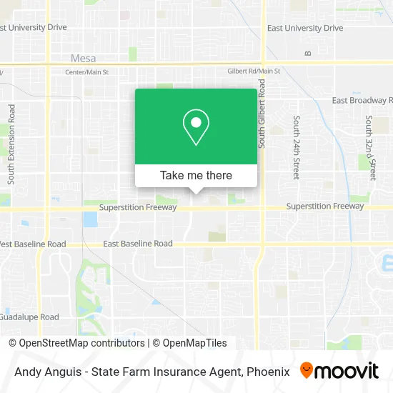 Andy Anguis - State Farm Insurance Agent map