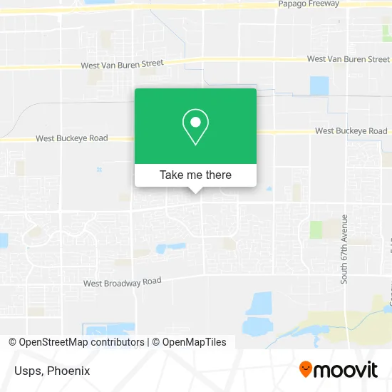 Usps map