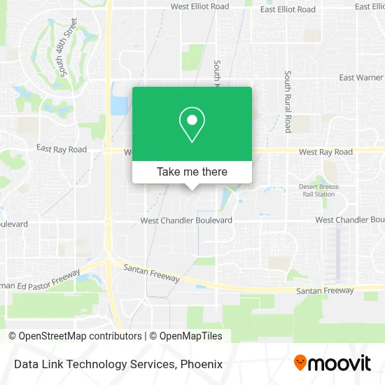Data Link Technology Services map