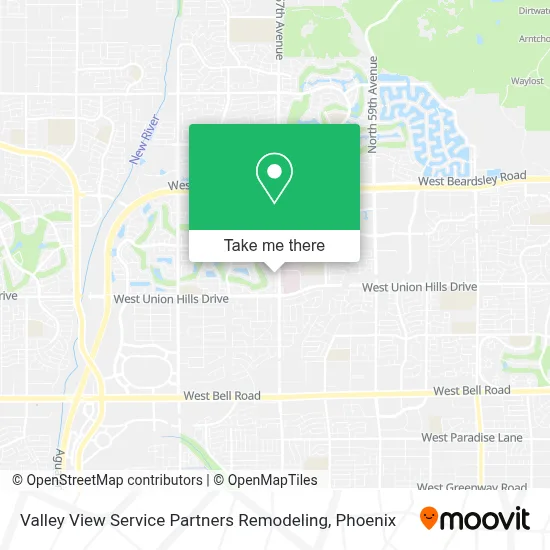 Valley View Service Partners Remodeling map