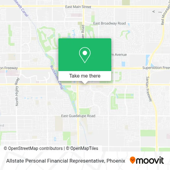 Allstate Personal Financial Representative map
