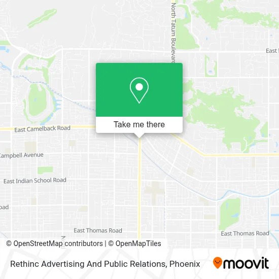 Rethinc Advertising And Public Relations map