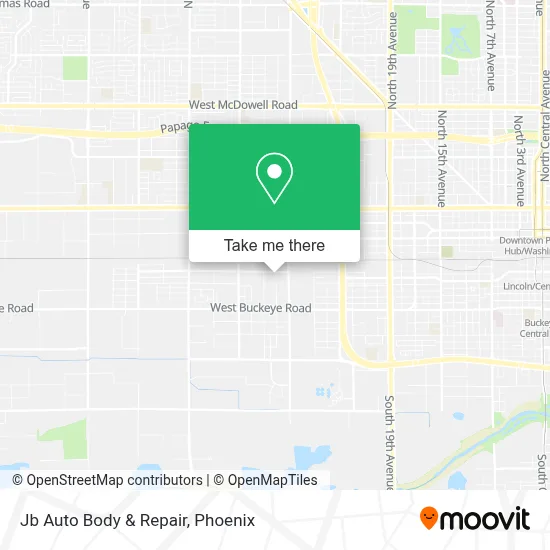 Jb Auto Body & Repair map