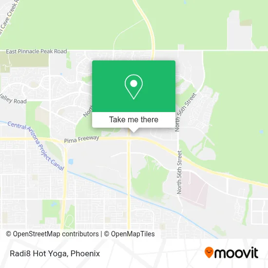 Radi8 Hot Yoga map